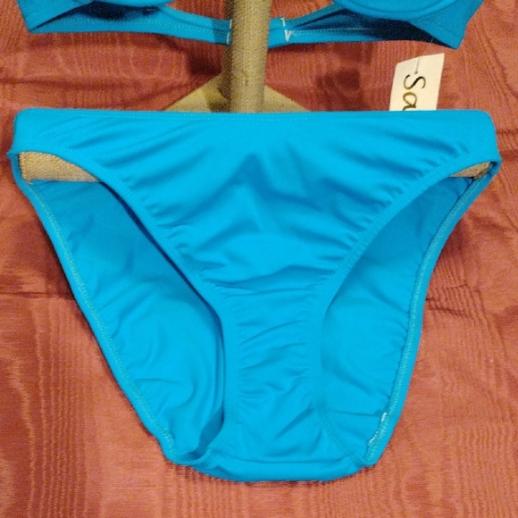 Women's Blue Bikini Set - Picture 3 of 7